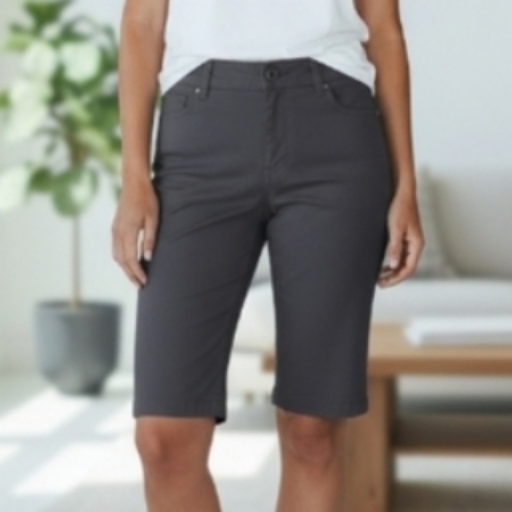 🎉SALE. I.N.C Black Cotton Blend Stretch Bermuda Shorts